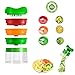 WELLXUNK Cortador de Verduras Cortador en Espiral Rallador de Verduras Mano con 3 Cuchillas para Zanahoria, Pepino, Papa, Calabaza, Calabacín