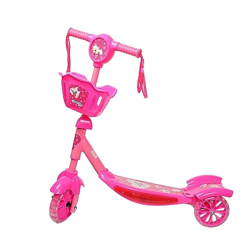 Patinete Infantil Musical 3 Rodas Kiddy - Replay Kids - Rosa