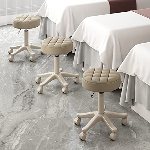 Tabouret de beauté réglable à roulettes pour magasin et bureau - 3