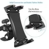Microphone Music Stand Tablet Smartphone Holder Mount Heavy Duty 360 Degree Swivel Clamp Compatible with 3.5 to 13.5in Phone Tablets, iPad Pro 12.9 11 10.5 Air Mini, Surface Galaxy Tab, iPhone Galaxy #2