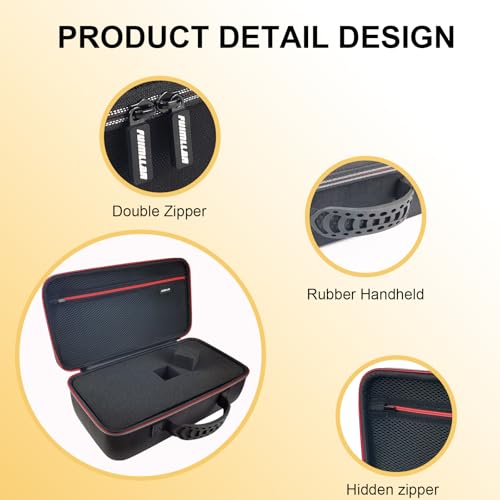 Image of Hard Storage Case with Customizable Foam Insert - Protective EVA Case for Cameras, Gaming Consoles, Precision Instruments and Stethoscopes
