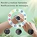 Smartwatch Reloj Inteligente Para Mujer Ligero con FuncióN TeléFono Redonda Delgada Notificación de la Aplicación Seguimiento Monitoreo Salud Actividad FíSica Bluetooth Resistente Agua Android Ios Imagen de Smartwatch Reloj Inteligente Para Mujer Ligero con FuncióN TeléFono Redonda Delgada Notificación de la Aplicación Seguimiento Monitoreo Salud Actividad FíSica Bluetooth Resistente Agua Android Ios