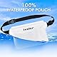 ivoler wasserdichte Tasche Beutel Bauchtasche Schutzhülle mit wasserdichte Handyhülle, Universal Strand-Tasche mit Handytasche Wasserdicht für Wassersport, Strand, Schwimmen, Bootfahren (Weiß)