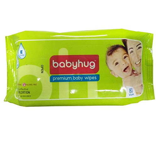 Image of Baby Wipes Babyhug's Baby Skincare Wipes- 80 Wipes