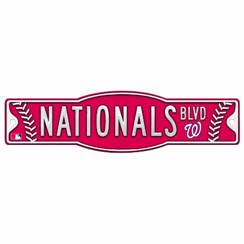 MLB Washington Nationals 4.5-by-17 Sign