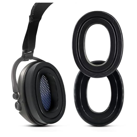 Ersatz-Ohrpolster aus Silikongel, geeignet für Sordin Supreme PRO/PRO X Kopfhörer-Ohrenschützer, Ohrmuscheln