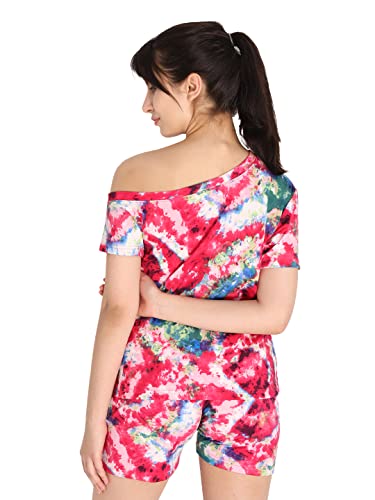 Image of CHKOKKO Women's Polyester Regular Fit Crop Top