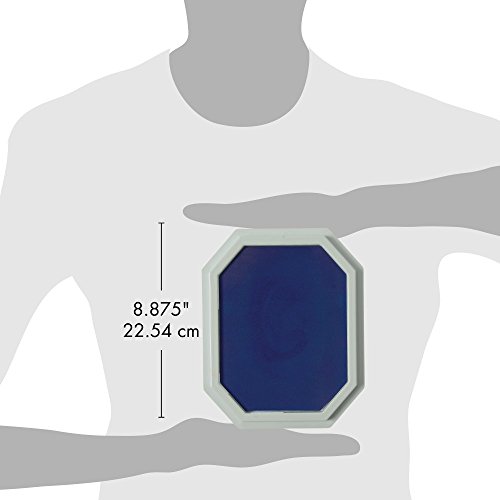 image for Constructive Playthings Large Washable Stamp Pad for Kids, Rubber Ink 