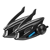 JESIMAIK バイク用インカム X6S バイク インカム Mesh接続 安定性向上 アプリ不要 音楽ながら通話 6人同時通話 FMラジオ 音楽共有 デュアルチップ 7mm快適スピーカー 通信自動復帰 通信距離2000m IP67防水防塵 日本語音声案内 ENC&DSP&CVC 6重ノイズキャンセル HIFI音質 Siri対応 他社接続 操作易いボタン 日本語説明書 技適認証済み 2台セット