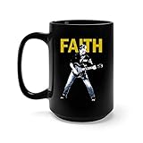Best Clothing George Michael Faith Era Guitar Mug 11oz, 15oz