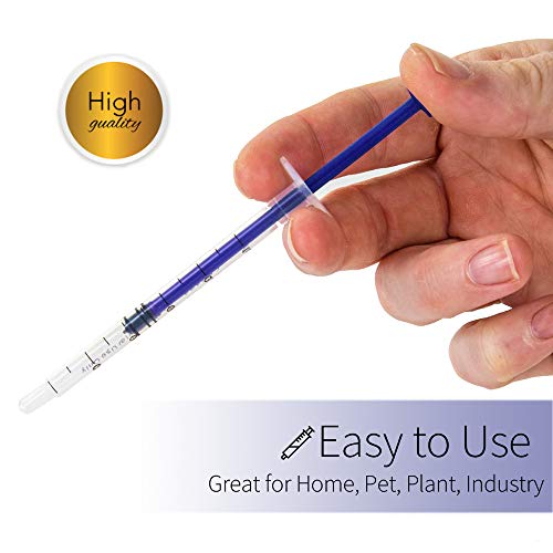 10 Pack 60ml/cc Plastic Syringe Liquid Measuring Syringe Tools Individually Sealed with Measurement for Scientific Labs, Measuring Liquids, Feed Pets, Medical Student, Oil or Glue Applicator - Image 4