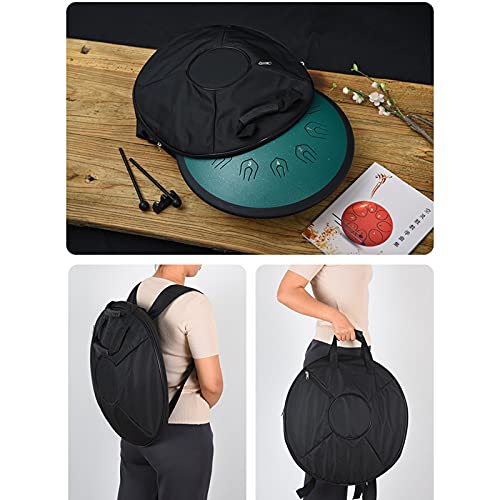 Tambor lengua de acero 18 pulgadas 22 notas con bolsa miniatura 6