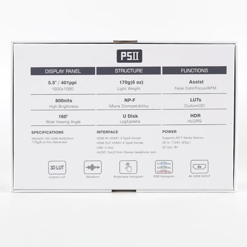 Desview DESVIEW-P5II TOUCHSREEN P5Ii Camera Field Monitor thumb #8