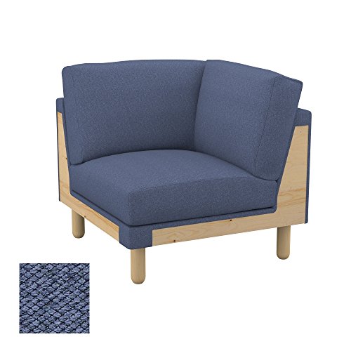 Soferia - IKEA NORSBORG Funda para módulo de Esquina, Nordic Denim
