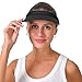 Sun Visors Hat Women Adjustable Wide Brim Black Sports Caps Men Outdoor Party Tennis Golf Running Beach Visor Hats (US, Numeric, 6 3/4, 7 1/2, Black)