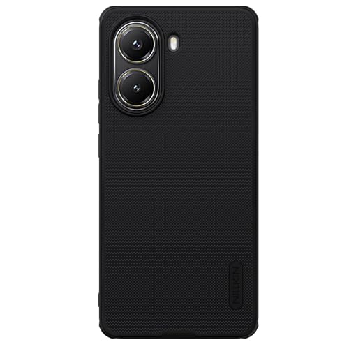 Image of Nillkin Case for Xiaomi Poco X7 Pro (6.67 inch Inch) Super Frosted Shield Pro Magnetic Hard Back Soft Border (PC + TPU) Cover Raised Bezel Camera Protect Black Color