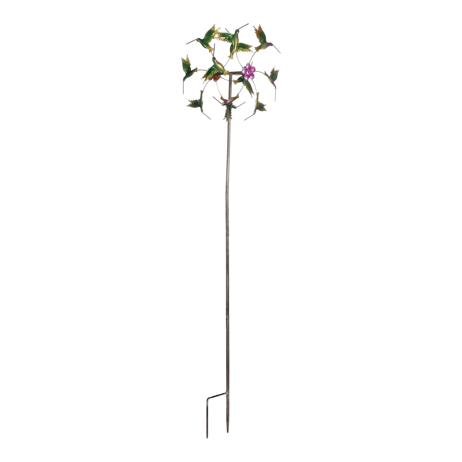Luxshiny Schwenkbares Windspiel aus Eisen mit Schönem Design Einfach zu Bedienen für Garten und Terrassen Deko im Outdoor Bereich