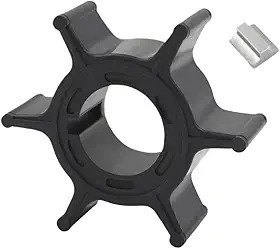 Rotor da bomba de água com chaveta para motor de popa de 4 tempos de 8 HP, 9,9 HP, 15 HP e 20 HP. Kit de reconstrução do rotor da bomba de água.