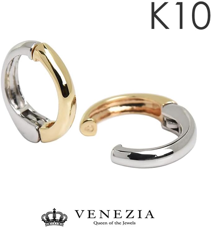 Amazon | ピアリング K10 甲丸 イヤリング リバーシブル 正規品