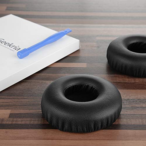 Geekria Quickfit Replacement Ear Pads For Beat S0Lo Wireless (S0Lo Bluetooth) Headphones Earpads, Headset Ear Cushion Repair Parts (Black) #TOP3