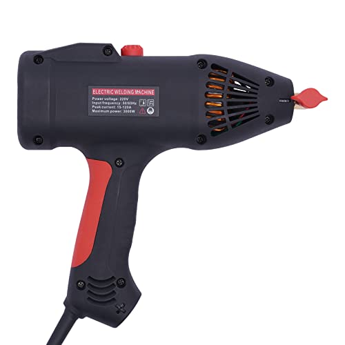 KEPSLERYZ Handheld Welding Machine 220V 3000W 15-120A Portable ARC Welder with Intelligent Display, One-Handed Operation, for Alloy/Stainless/Carbon Steel (Includes Carry Bag & Accessories)