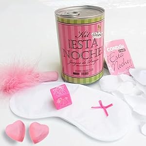 Inedit 00120/00 erotische set voor de nacht (blik), meerkleurig