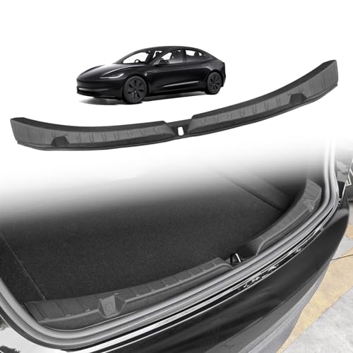 Protection pare-chocs arrière Tesla Model 3 Highland 2024 acier inoxydable coffre