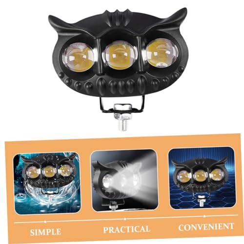 Foco y 4000lm para Motocicleta SOIMISS Luz Delantera LED contra la Oscuridad Vial 3