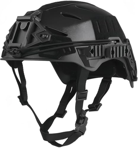 Casco táctico W.endy 3.0, versión simplificada, para Caza, Combate, Entrenamiento, protección para Airsoft, Equipo Deportivo para Exteriores (Black)