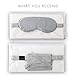 Silk Dreams Sleeping Mask - Silk Eye Sleeping Mask - Night Masks for Sleeping - Blackout Sleep Mask for Women - Anti-Aging, Anti-Crease Luxury Sleep Mask (Silver) - Première Classe Skincare