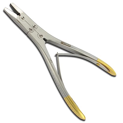 Gima - Fadenhalter, 18 cm, mit starken Spitzen, die den Chirurgen hohe Präzision gewährleisten, 26575
