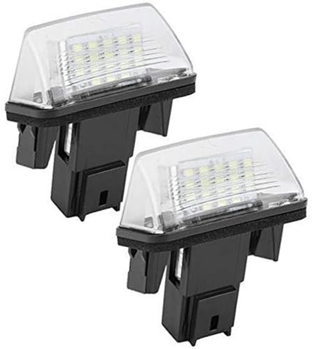 Luces de matrícula para Citroën C3 2002-2009 y Grand C4 Picasso en pack de 2 unidades