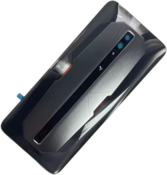 Compatible Rear Glass Back Cover for ZTE Nubia Red Magic 6 Pro Model NX669J-P – Battery Door Housing Replacement Part (Silver 06)