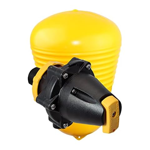 Jobe Valves Megaflow Valve with Short Tail, 3/4", Yellow/Black (Does NOT have Nut and Washer) Cover