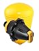 Jobe Valves Megaflow Valve with Short Tail, 1", Yellow/Black