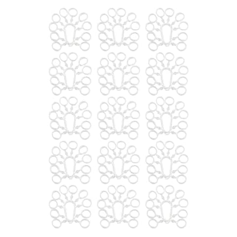 150 STÜCKE Pellets Köderbänder Elastische Transparente Angelausrüstungen Halter Match Grob Angeln Terminal Tackle 6mm für Outdoor Karpfenangeln Zubehör Cover