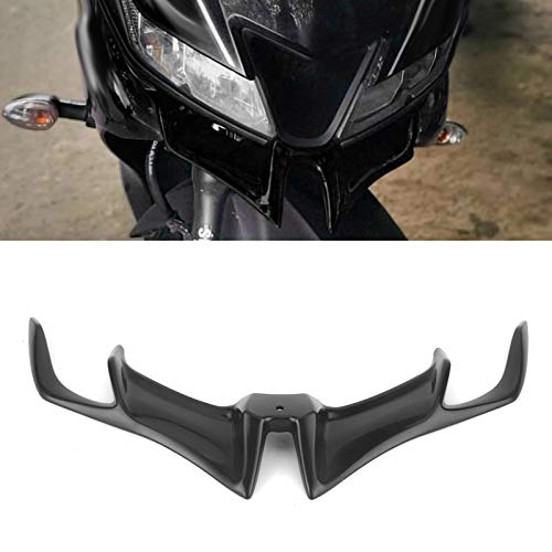 Frontverkleidungs-Winglet, langlebiges ABS-Material, aerodynamisches Winglet für Yamaha R15 V3 2017-2020 für Zuhause(Schwarz)