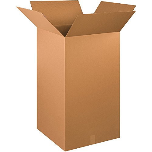 Image of PARTNERS BRAND 20x20x40 Tall Corrugated Boxes, Tall, 20L x 20W x 40H, Pack of 10 | Shipping, Packaging, Moving, Storage Box for Home or Business, Strong Wholesale Bulk Boxes