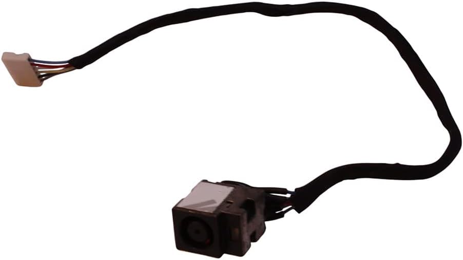 Power4Laptops Version 2 (Please Check The Picture) Replacement Laptop DC Jack Socket with Cable Compatible with HP Pavilion DV5-1036TX
