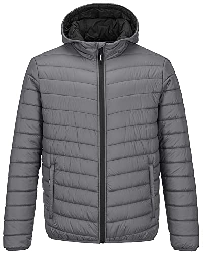 Outdoor Ventures Leichte Steppjacke Herren Übergangsjacke Packbare Puffer...