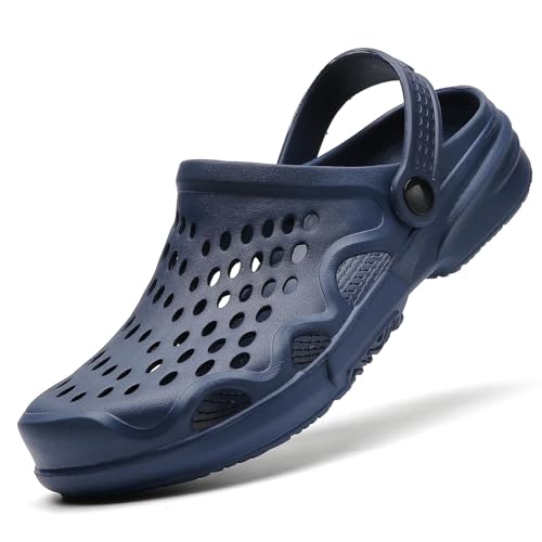 Image of FLIOZY Men's Garden Clogs Shoes Non Slip Shower Slippers Summer Outdoor Beach Sandals