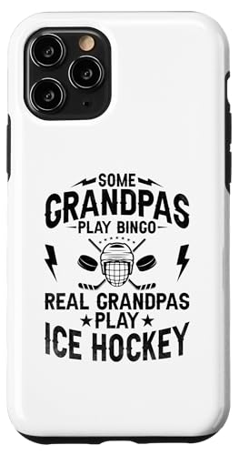 Carcasa para iPhone 11 Pro Algunos Abuelos Juegan Bingo Real Grandpas Jugar Hockey sobre hielo Carcasa para iPhone 11 Pro Algunos Abuelos Juegan Bingo Real Grandpas Jugar Hockey sobre hielo