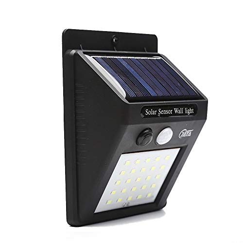 Luminaria Solar Parede 25 Leds 3 unidades Externa Sensor de movimento Energia Lampada luz Iluminação