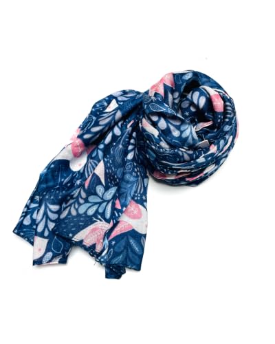 Image of bratkrok WOMEN'S STYLISH FLORAL PRINTED RAYON SCARF /SCARVES /STOLE FOR SUMMERS