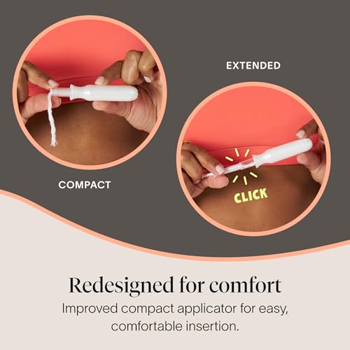 Image of Cora Organic Cotton Tampons Multipack (36 Regular, 36 Super Tampons)