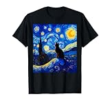 Black Cat Starry Night Van Gogh