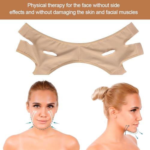 OIGWBPH Gesicht Abnehmen Maske V Linie Maske V Gesicht Kinn Bandage Gürtel Schönheits Hals Masken Gesicht Heben dünne Form Gesichtslinie ab Reduzieren Doppelkinn Verband Klage für Frau und Mann