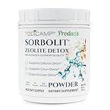 TODICAMP Sorbolit Zeolite Detox Powder - 1 lb Clinoptilolite Zeolite Powder Sorbolit- 1-2 µm for Cellular Detox - 454 Days Supply