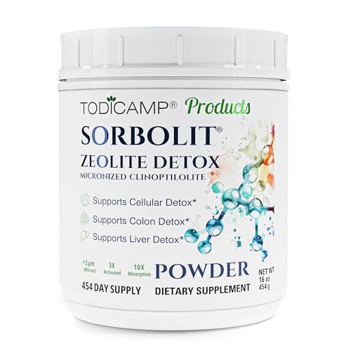 TODICAMP Zeolite Detox Sorbolit - Zeolite Binder Supplement...