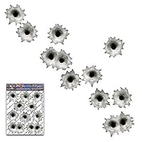 Algopix Similar Product 15 - JAS Stickers BULLET HOLES FUNNY CAR